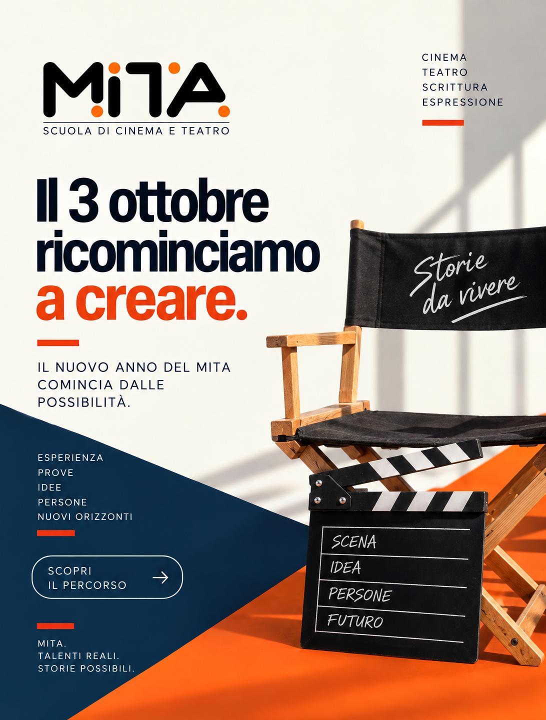 Il 3 ottobre ricominciamo a creare. Il nuovo anno del MITA comincia dalle possibilità