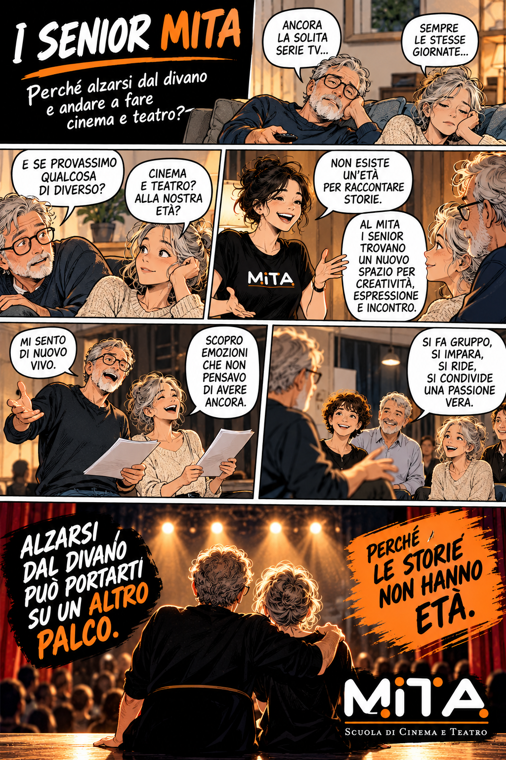 MITA SENIOR, Le Storie non hanno età